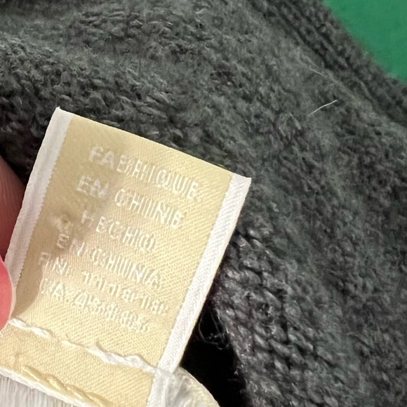 Michael Kors | gray black striped turtleneck soft & cozy wool blend - Picture 12 of 14